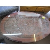 Image 6 : HEAVILY CARVED ASIAN LOOK GLASS TOP COFFEE TABLE