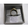 Image 4 :  MENS 10KT RING W/BROWN STONE 3.5G, SZ 9 1/2