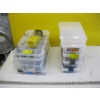 Image 1 : 9 PLASTIC CONTAINERS W/MISC. 