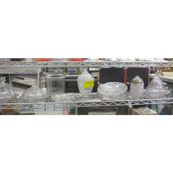 ASST. VINTAGE GLASSWARE