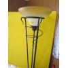 Image 3 : 2 METAL W/GLASS SHADE TALL LAMPS