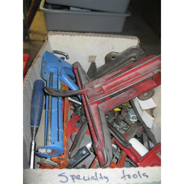 ASST. TOOLS, SAW CLAMPS, ETC.