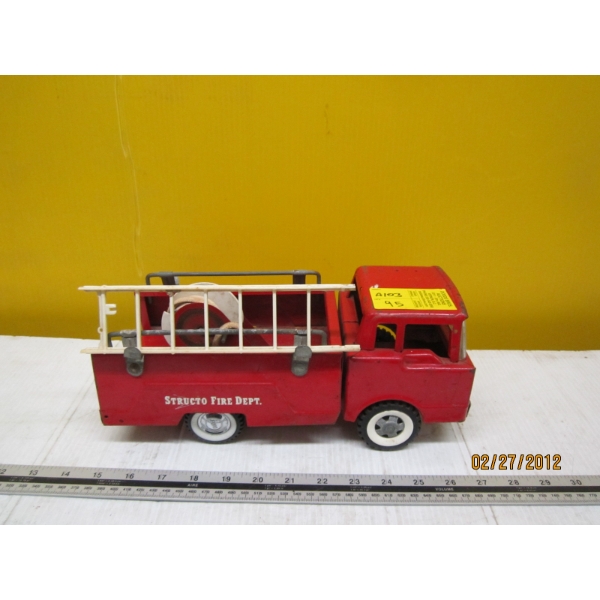 STRUTCO FIRE DEPARTMENT METAL TRUCK