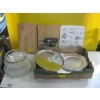 Image 2 : BOX OF MISC. SERVING TRAYS, CUTTING BOARDS, CONDIMENT DISH, ETC.