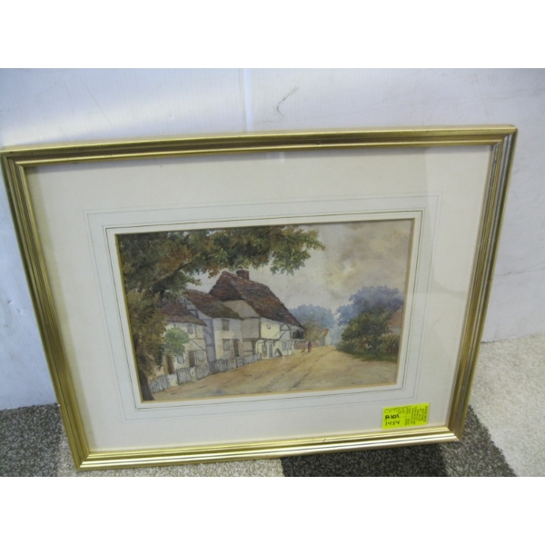 FRAMED WATER COLOR BY L.K. TOOK, 1890
