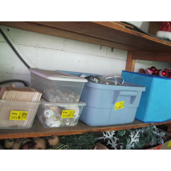 ASST. TILE, PEBBLES, SHELLS, ETC.