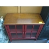 Image 2 : SM. RED GLASS DOOR 2 DOOR CABINET