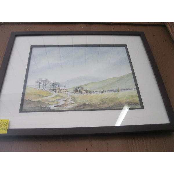 FRAMED ORIGINAL WATERCOLOR BY MCCLENNAN