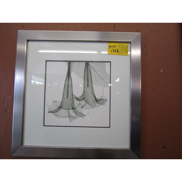 BRUSHED CHROME FRAME PICTURE