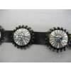 Image 5 : ZUNI SUNFACE, SIGNED ABEL S, EYE CATCHER INLAY WORK BELT