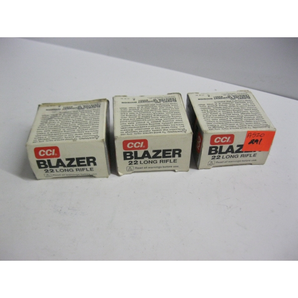 CCI BLAZER .22 LONG RIFLE|3X50 ROUNDS