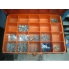 Image 5 : 6 DRAWER SLIDE OUT BOX STORAGE UNIT W/ASST. CONTENTS