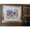 Image 1 : FRAMED PRINT BY C. GAGNON "LAURENTIAN VILLAGE" 833/1932
