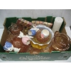 Image 1 : FLAT OF PINK GLASSWARE & MISC.