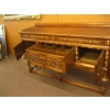 Image 4 : MATCHING CARVED FRONT 2 DRAWER, 2 DOOR ANTIQUE SIDEBOARD