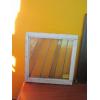 Image 3 : LEADED GLASS WINDOW & A FRAMED MIRROR