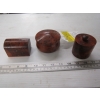 Image 1 : 3 - VINTAGE BURL WOOD BOXES
