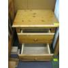 Image 2 : 2 DRAWER NIGHTSTAND - PINE