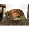 Image 1 : 3 PIECE COPPER MIXING BOWL SET