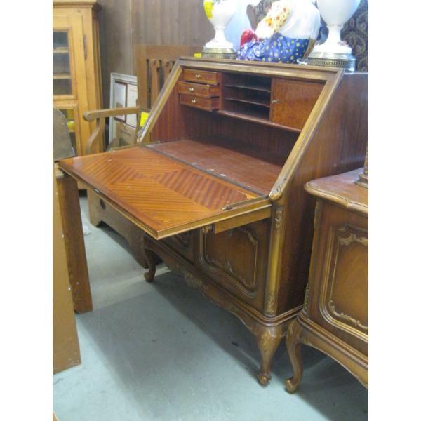 DROP FRONT SECRETARIAT DESK W/LOWER STORAGE
