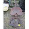Image 1 : 2 METAL TRACTOR SEATS - 1 CAST BUT BROKEN