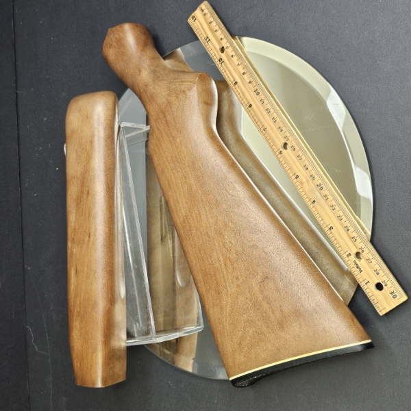 WINCHESTER STOCK & FOREGRIP & BLACK WALNUT BOLT ACTION WOOD FRAME