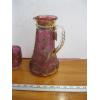 Image 3 : PINK & GOLD DECANTER & 5 GLASSES