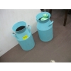 Image 1 : 2 DECORATIVE CREAM CANS