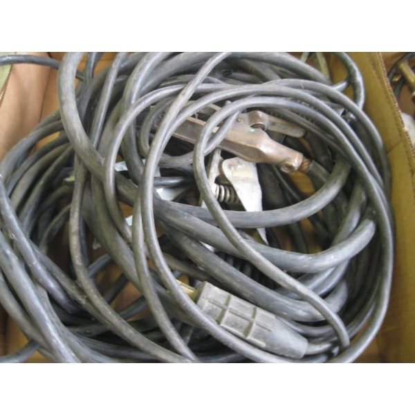 ASST. WELDING CABLES, CLAMPS & ROD HOLDERS