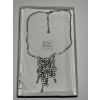 Image 4 : COSTUME NECKLACE & COSTUME BLACK BRACELET & EARRING SET