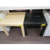 Image 1 : 1 TAN & 1 BLACK END TABLES