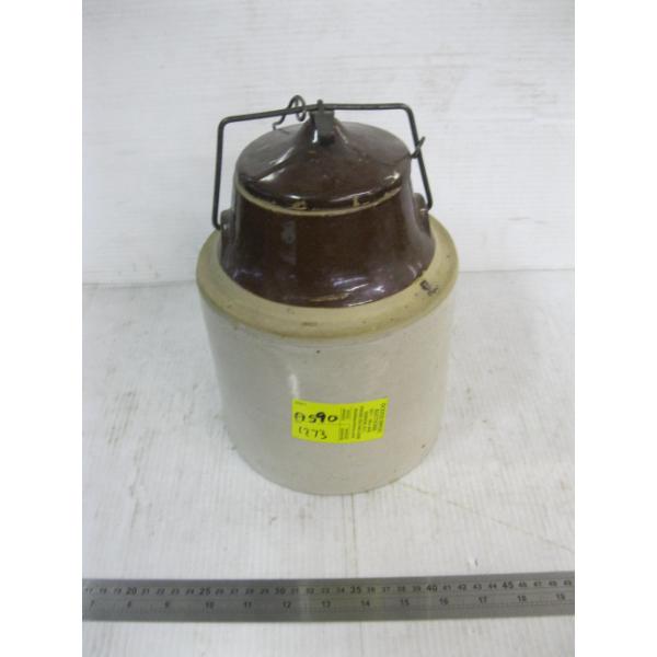 CROCKERY CONTAINER W/LID