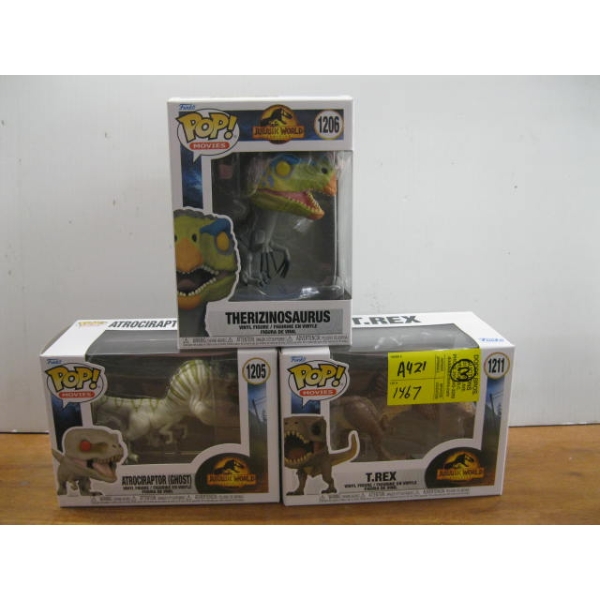 3 POP BOBBLE HEADS