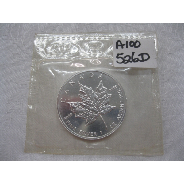 1994 1 OZ. .999 SILVER CDN $5 COIN (TAX EXEMPT)