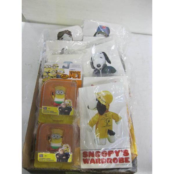 MISC. DISPOSABLE FIGURINES, SNOOPY WARDROBE, ETC.