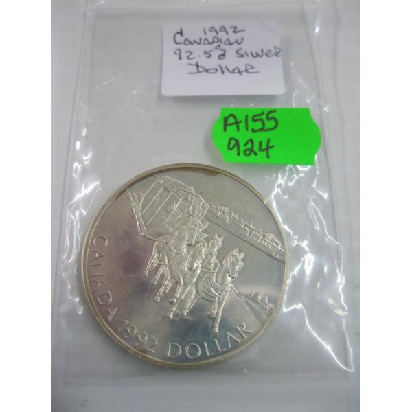 1992 CDN .925 SILVER $1