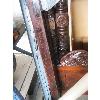Image 2 : 4 CARVED POST QUEEN SIZE BEDFRAME