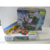 Image 1 : PUZZLE MAT, BATTLE PIT PLAYSET & MATCHBOX W/CAR, TRAILER IN BOX