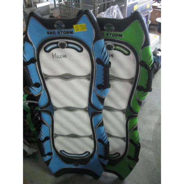 2 SNOWSTORM SLEDS