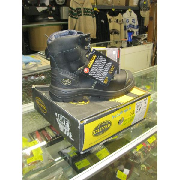 PAIR OF SZ 14 OLIVER SAFETY STEEL TOE BOOTS