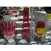 Image 1 : 3 PIECES OF CRANBERRY GLASS