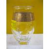 Image 1 : MOSERS 24KT GOLD RIM CRYSTAL VASE