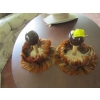 Image 1 : PAIR OF FEATHER MORACA'S
