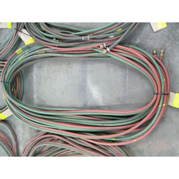 75' OF OXY ACETYLENE HOSE