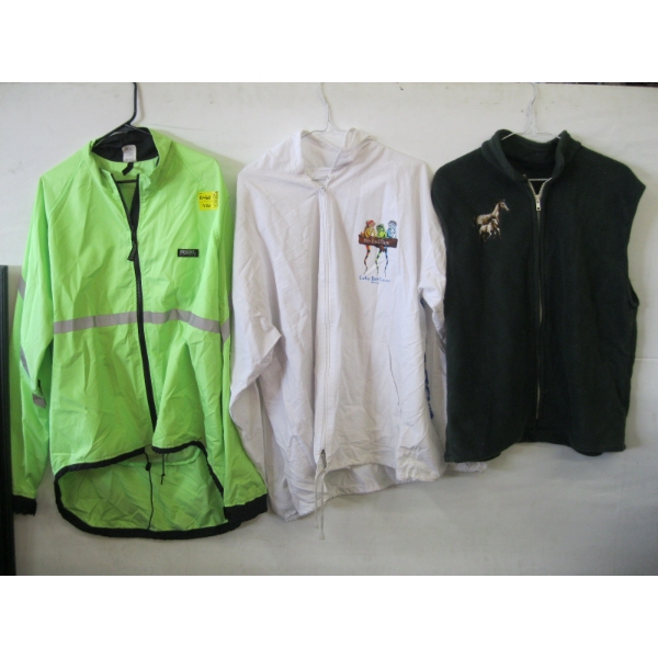 2 XL & 1 LG. VESTS