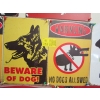 Image 1 : 2 BEWARE OF DOG SIGNS