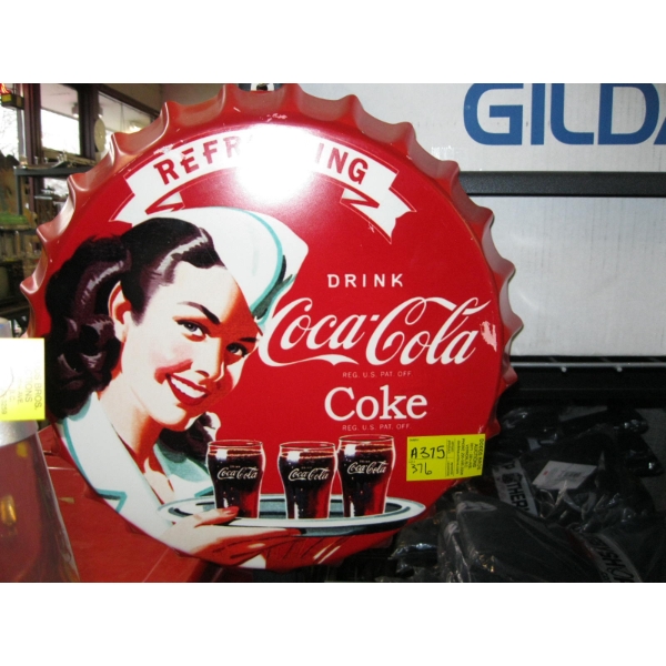 COCA COLA BOTTLECAP DISPLAY