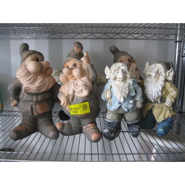 7 GARDEN GNOMES