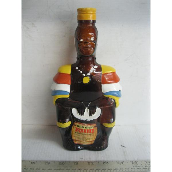 VINTAGE DARK RUM LIMBO DRUMMER BOTTLE