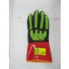 Image 2 : 5 PAIR OF BLACK, GREEN & RED CHEMSTOP GLOVES, SZ 10
